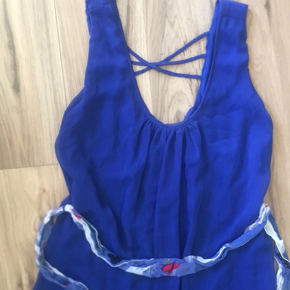 Small blue minidress by Double Zero - Picture 2 of 6